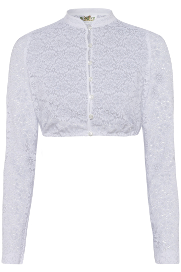 Dirndlbluse Barbara weiß